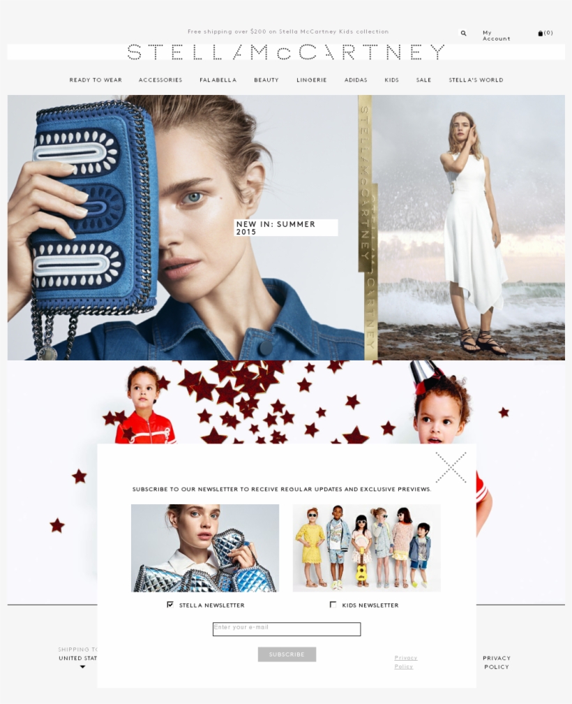 Stella Mccartney Posted A Video "idris Elba Supports - Stella Mccartney Bag Advertisement, transparent png #7833590