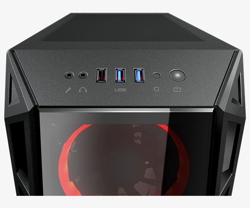 A Window To Your Computer - Front Mesh Pc Case, transparent png #7835248