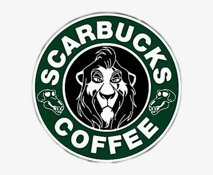 Scar Sticker - Scarbucks Coffee, transparent png #7835398
