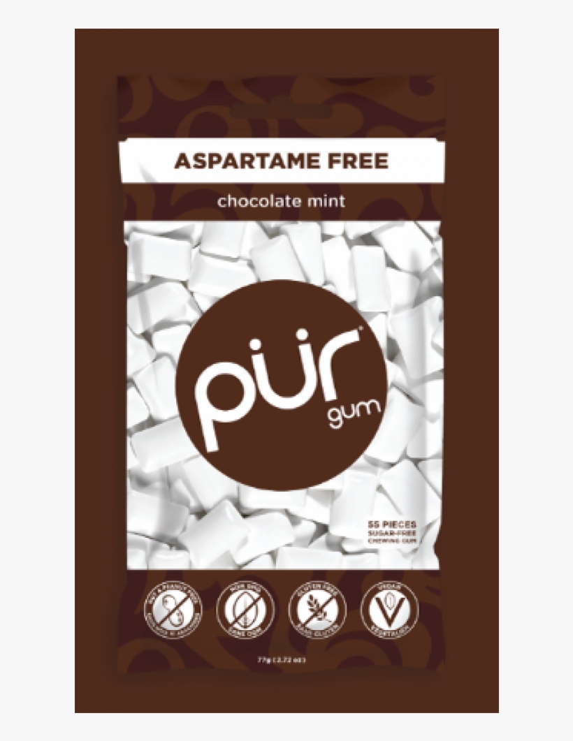 Chocolate Mint Gum - Pur Gum, transparent png #7835988