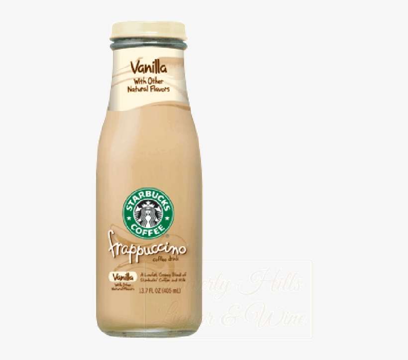 Bottled Vanilla Frappuccino Coffee Drink - Starbucks Drinks In Glass Bottles, transparent png #7836361
