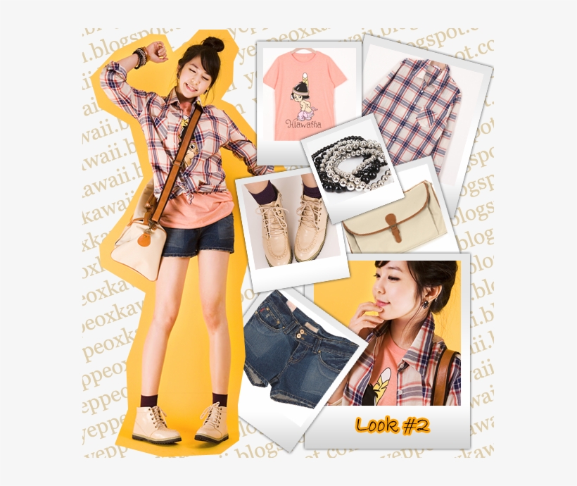 ~s'habiller En Ulzzang~ - Girl, transparent png #7836362