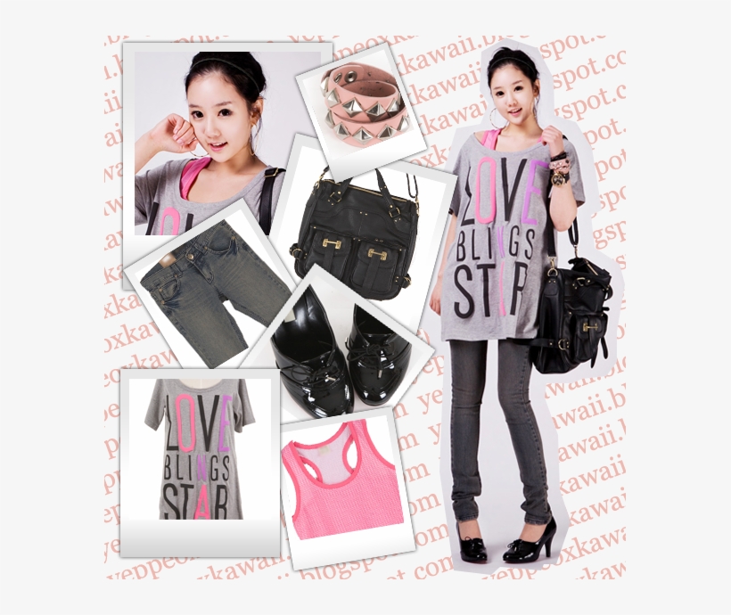 ~s'habiller En Ulzzang~ - Girl, transparent png #7836719