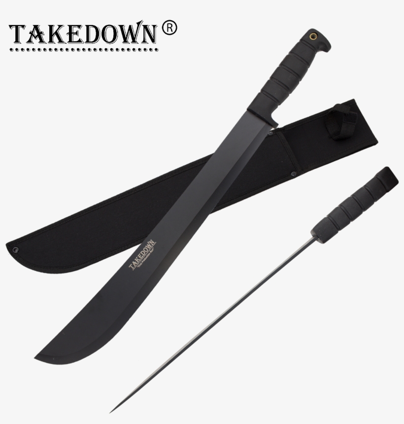 The New 22 Inch Takedown® Undead Slayer Panga Machete - Panga Machete, transparent png #7836862
