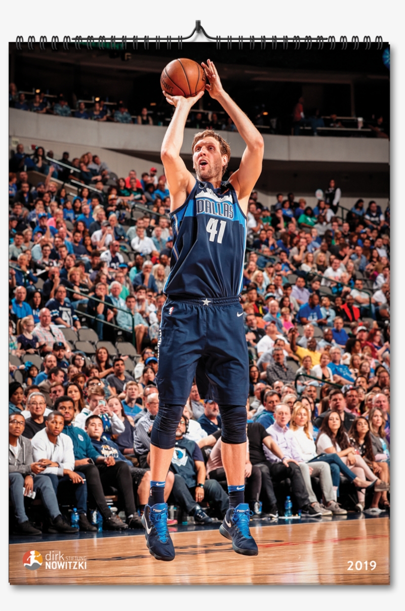 Dirk Nowitzki Kalender - Dirk Nowitzki Dunk, transparent png #7836896