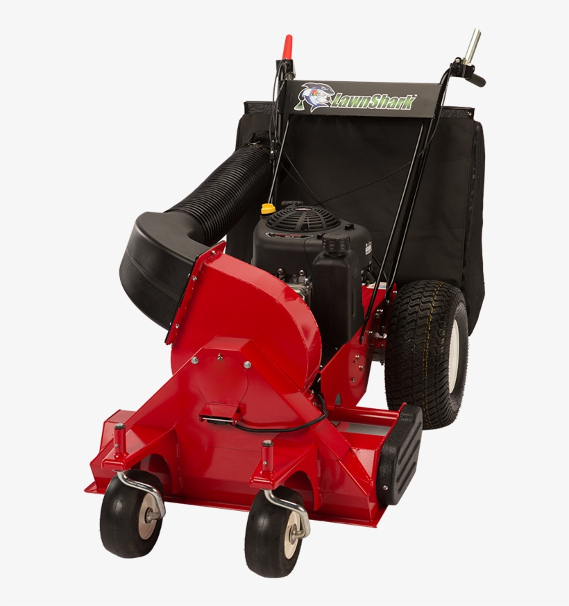 Got Leaves Got Litter Get A Lawnshark - Walk-behind Mower, transparent png #7836971