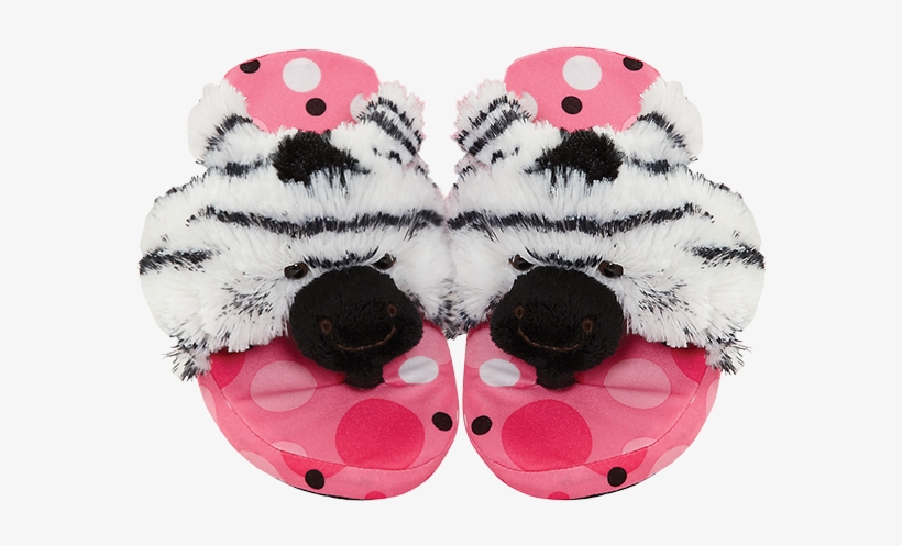 Zippity Zebra Flipper Slippers - Butterfly, transparent png #7837042