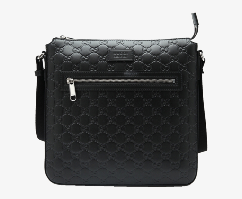 Gucci / Gucci Signature Black Classic Double Glogo - Handbag, transparent png #7837190