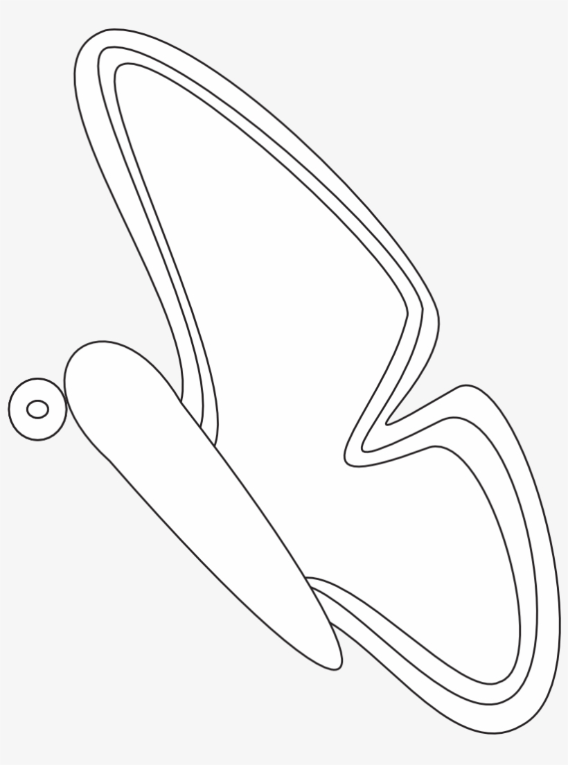Butterfly Co Clipartist - Line Art, transparent png #7837661