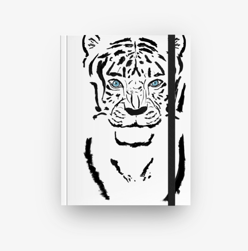 Caderno Eyes Of The Tiger Full De Roberta Borssatti - Siberian Tiger, transparent png #7837926