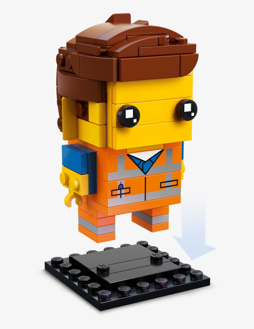 Neue Brickheadz Zu The Lego Movie 2 Angekundigt - Emmet Brickowski, transparent png #7838178