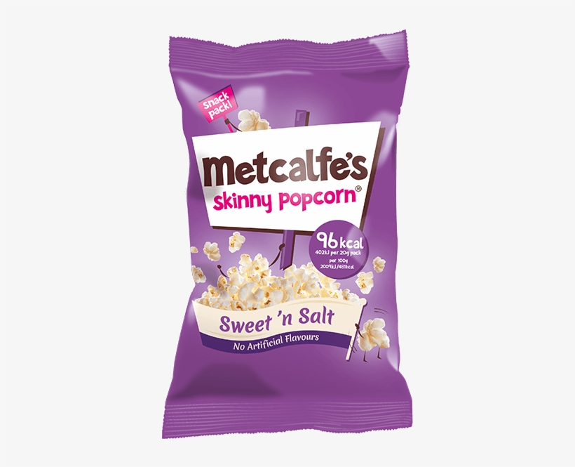 Popcorn - Metcalfe's Skinny Sweet N Salty Popcorn, transparent png #7838440