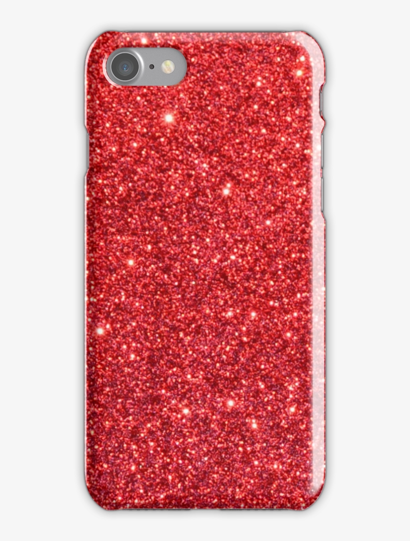Shiny Sparkly Christmas Cherry Red Glitter Iphone 7 - Sparkly Red Phone Case, transparent png #7838533