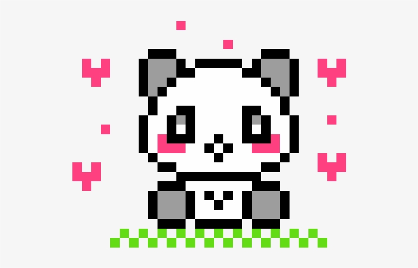 Random Image From User - Dessin Facile Pixel Panda, transparent png #7838577