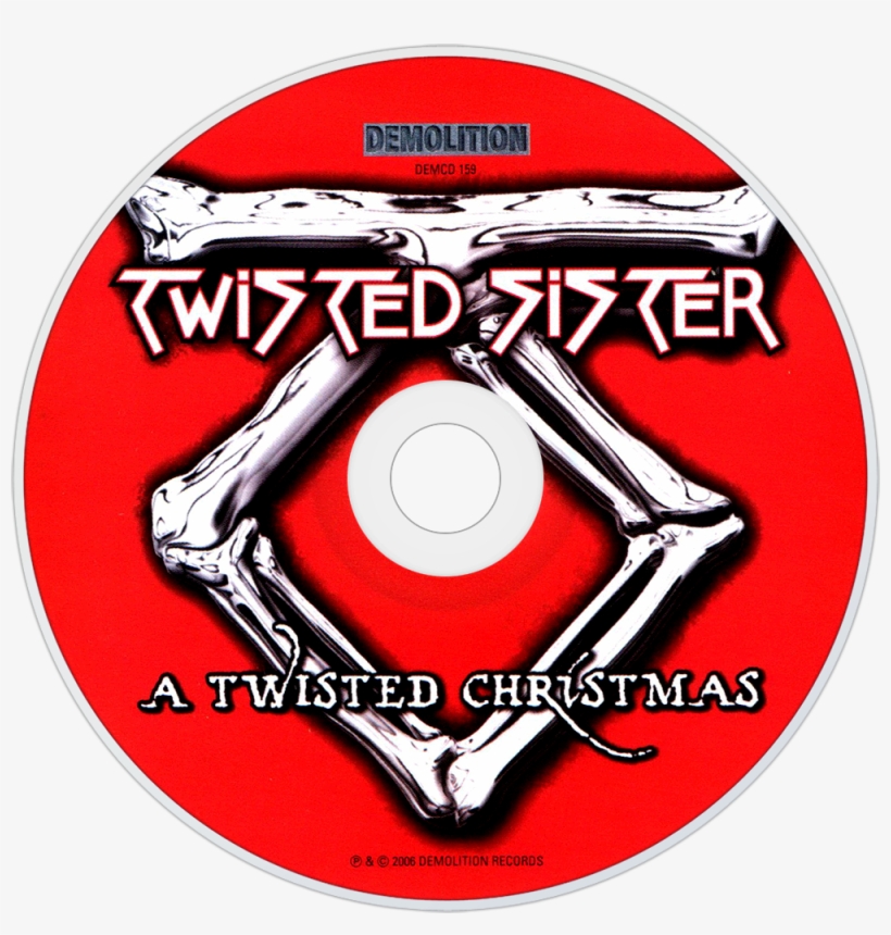 Twisted Sister A Twisted Christmas Cd Disc Image - Label, transparent png #7838580