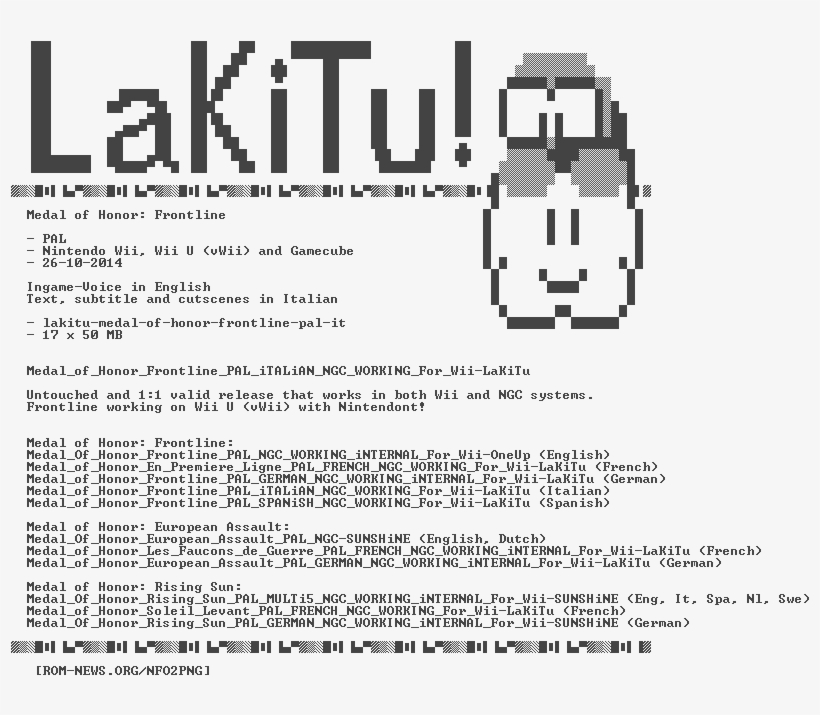 Medal Of Honor Frontline Pal Italian Ngc Working For - 8 Bit Lakitu, transparent png #7838873