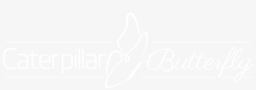 Caterpillar To Butterfly, Llc Caterpillar - Johns Hopkins Logo White, transparent png #7838875