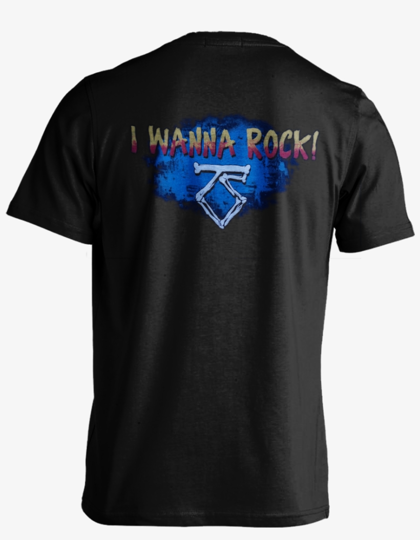 T-shirt Twisted Sister I Wanne Rock - Astro Shirts, transparent png #7839310