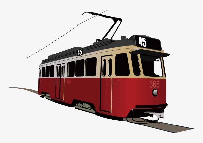 Trams In Lisbon Rapid Transit Clip Art - Tram Clipart, transparent png #7839629