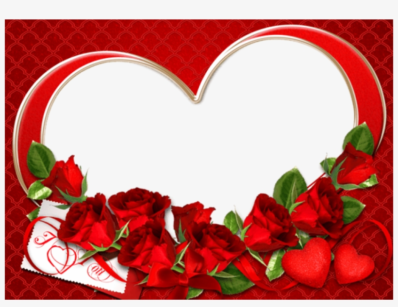 Free Png Best Stock Photos Red Roses Love Transparent - Marcos Para Fotos De Amor Y Amistad, transparent png #7839995