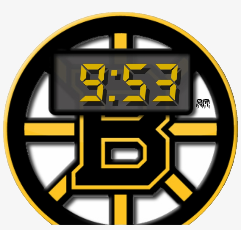 Bruins Digital Clock Preview, transparent png #7841036