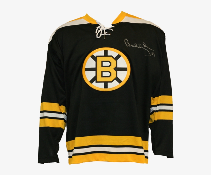 Bobby Orr Signed Boston Bruins Home Jersey - Bobby Orr Jersey, transparent png #7841064