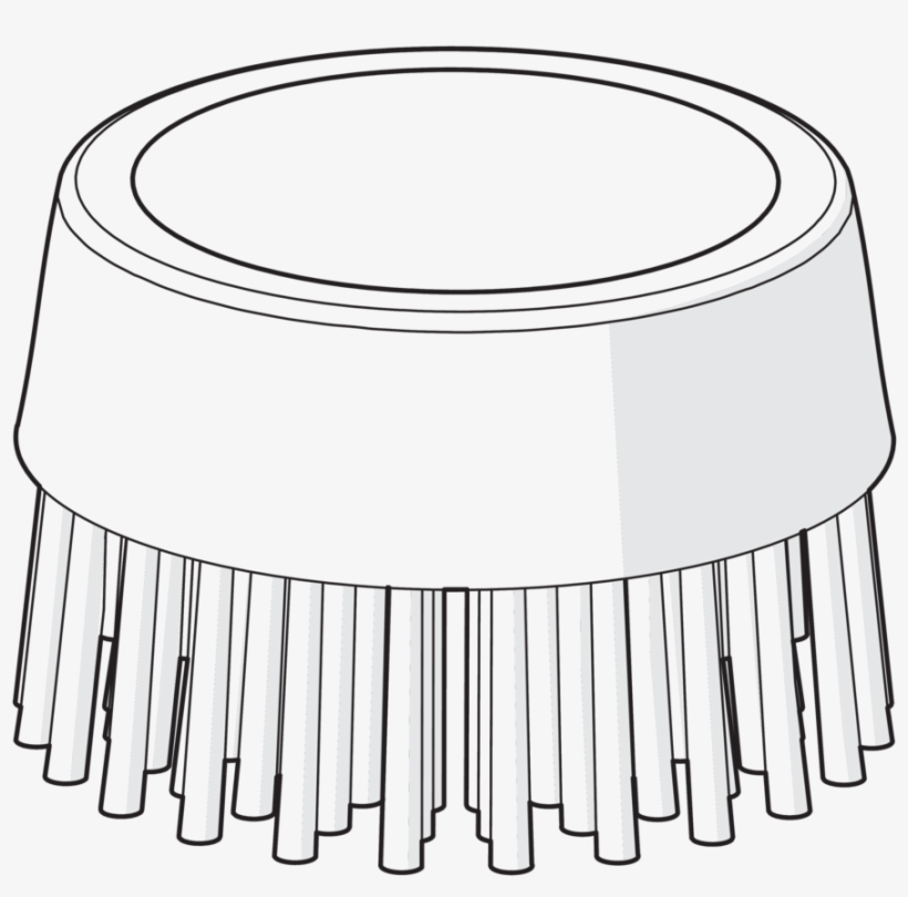 Brush Part For Spraying Brush, - Line Art, transparent png #7841850