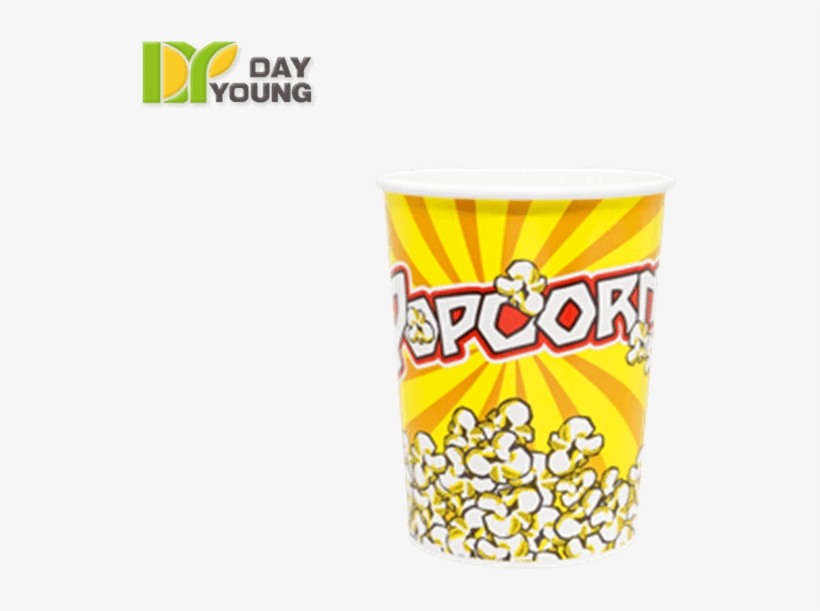 Paper Popcorn Cups 32oz - Junk Food, transparent png #7844024
