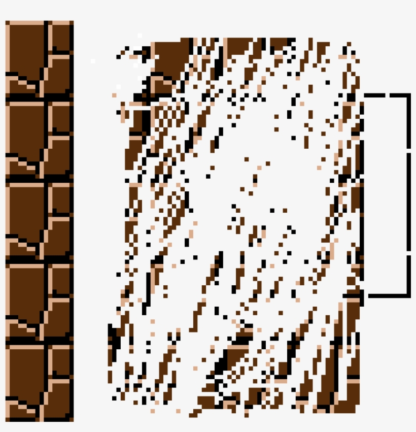 Mario Ground Block Pixel Art Grid Pixel Art Grid Gallery