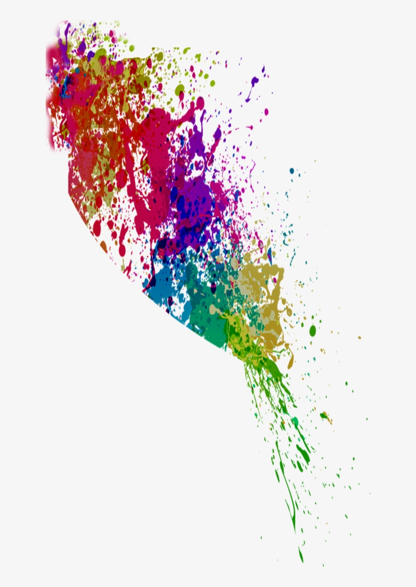 Colorful Paint Splatter Png 30, transparent png #7845789