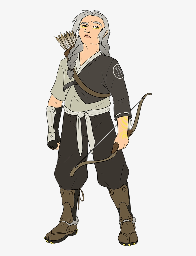 Bonus Unimpressed Genji Puppy And A Child Hanzo Who - Illustration, transparent png #7845903