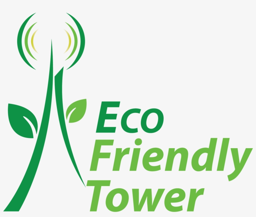 Eco Friendly Tower Has Set Up Telecom Infrastructure - Graphic Design, transparent png #7846565