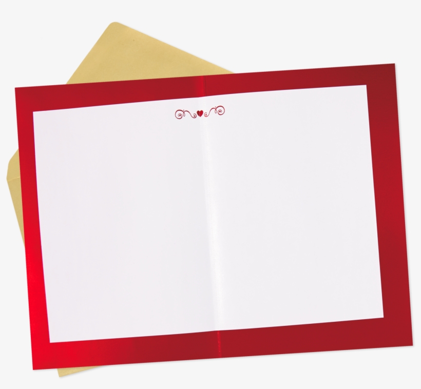 Mini Hearts Blank Valentine's Day Card Mini Hearts - Paper, transparent png #7846824