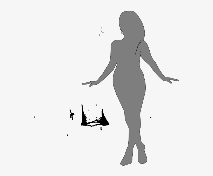 Full Body Black Woman Silhouette, transparent png #7846825