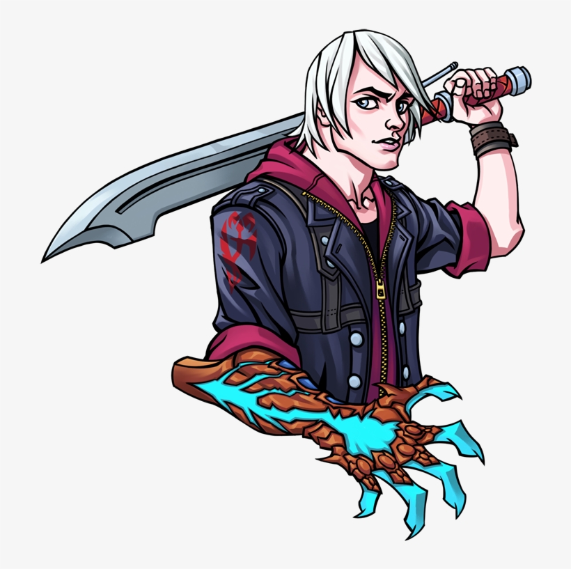 Devil May Cry - Devil May Cry Nero Drawing, transparent png #7847555