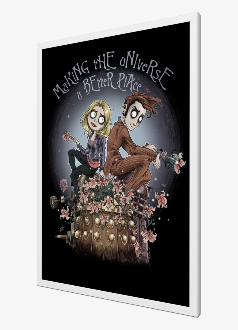 Making The Universe A Better Place, Doctor Who, Tardis, - Doctor And Rose Tim Burton, transparent png #7847981