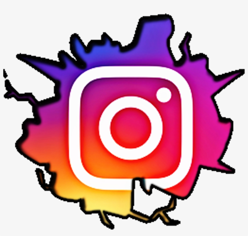 Intagram Sticker - Instagram Symbol Black And White Vector, transparent png #7848461
