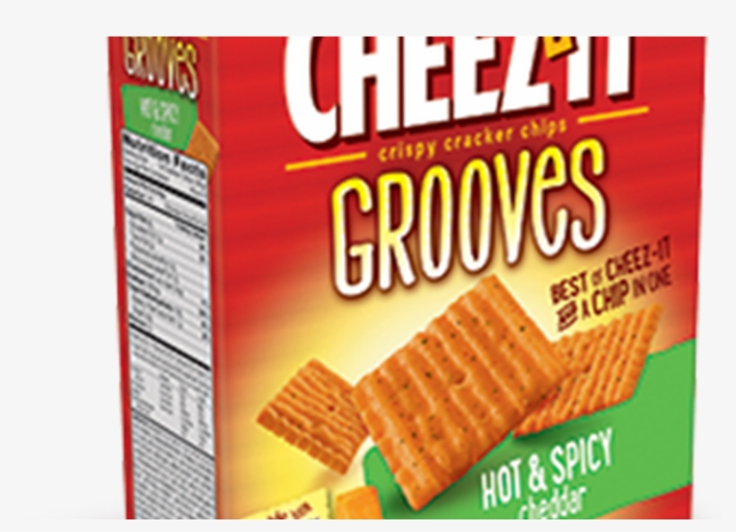 Cheez It Grooves Hot & Spicy Cheddar - Graham Cracker, transparent png #7848492