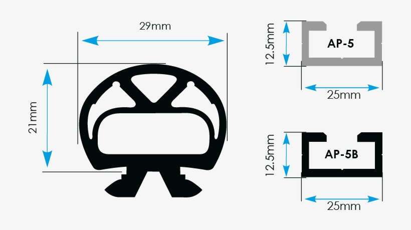 Standardline 25/20 Safety Edge 8k2 Ohm 2m Cable - Diagram, transparent png #7848810