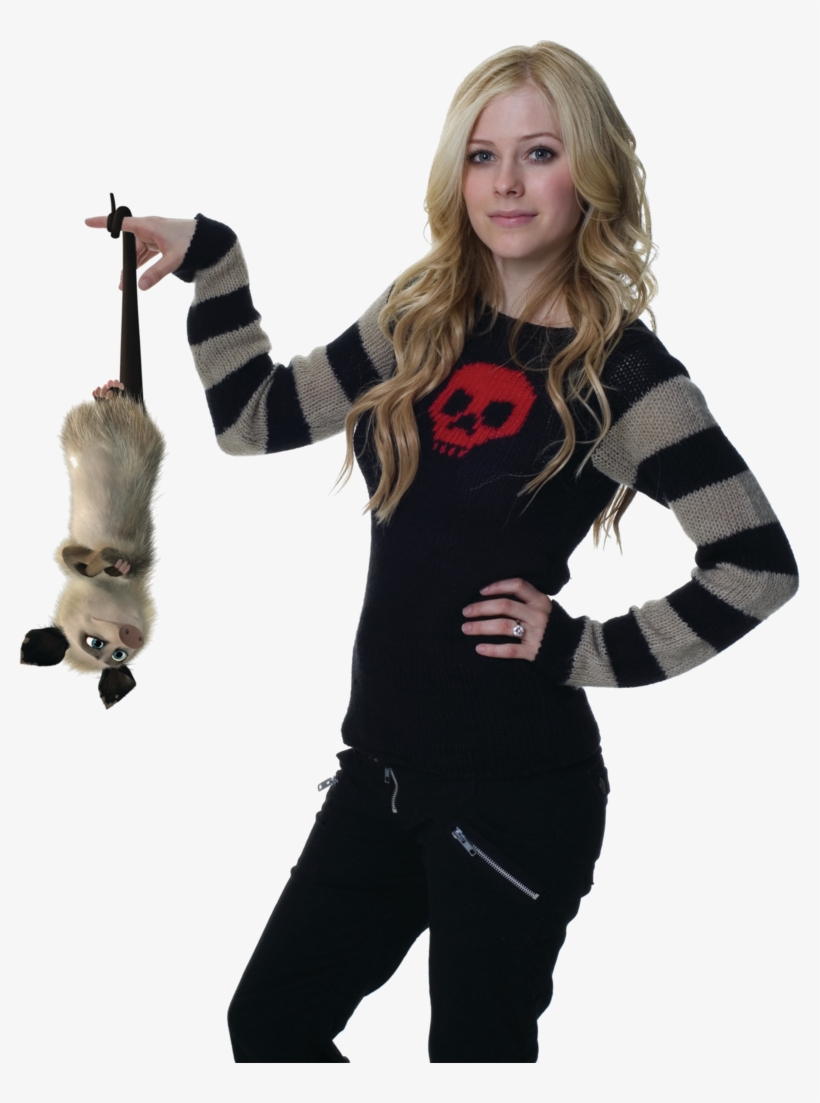 Avrial Lavigne As Heather From Over The Hedge - Over The Hedge Cast Heather, transparent png #7848948