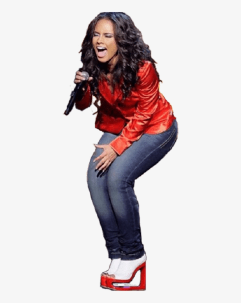 Alicia Keys Singing Loud - Alicia Keys Psd, transparent png #7849115