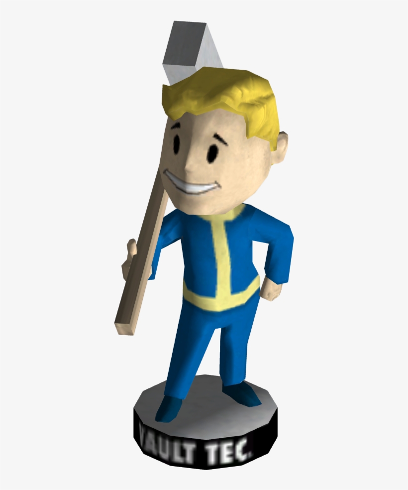 The Vault Fallout Wiki - Vault Boy Bobblehead Luck, transparent png #7849928