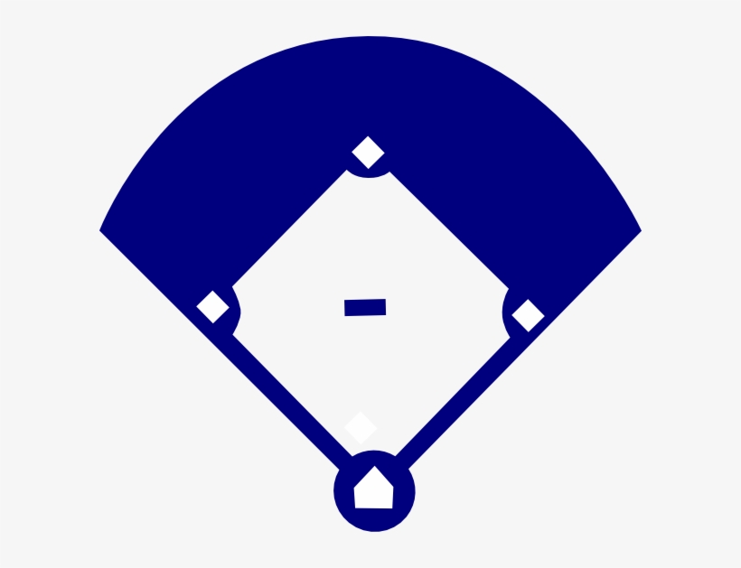 How To Set Use Baseball Field Blue Svg Vector, transparent png #7850753