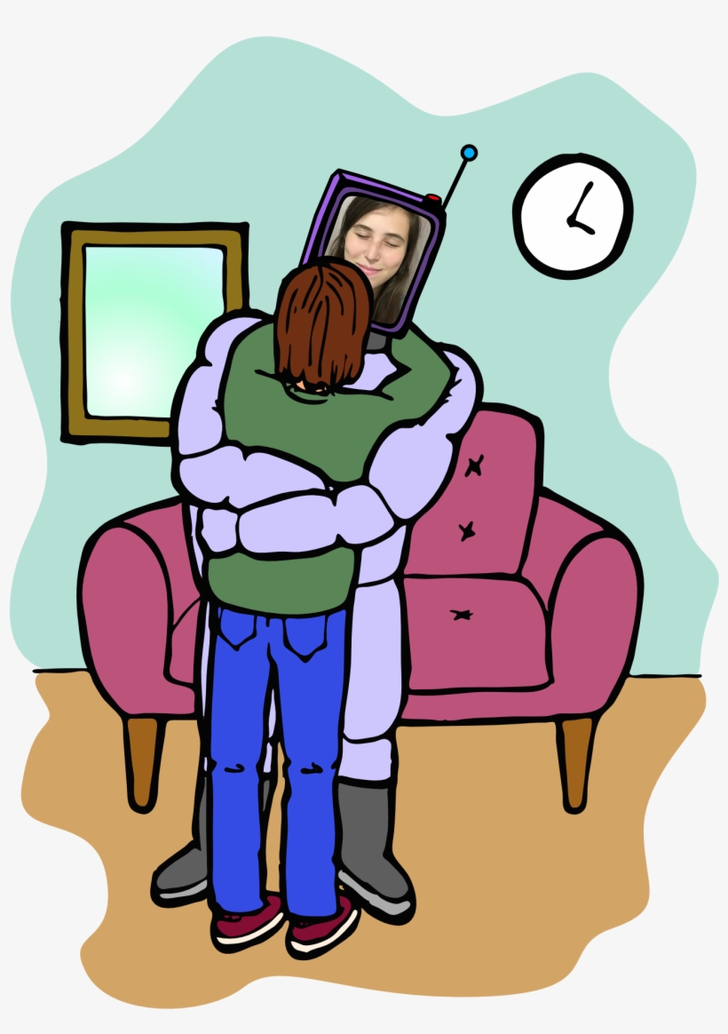 The Importance Of Teaching Robots To Hug - Cartoon, transparent png #7851185