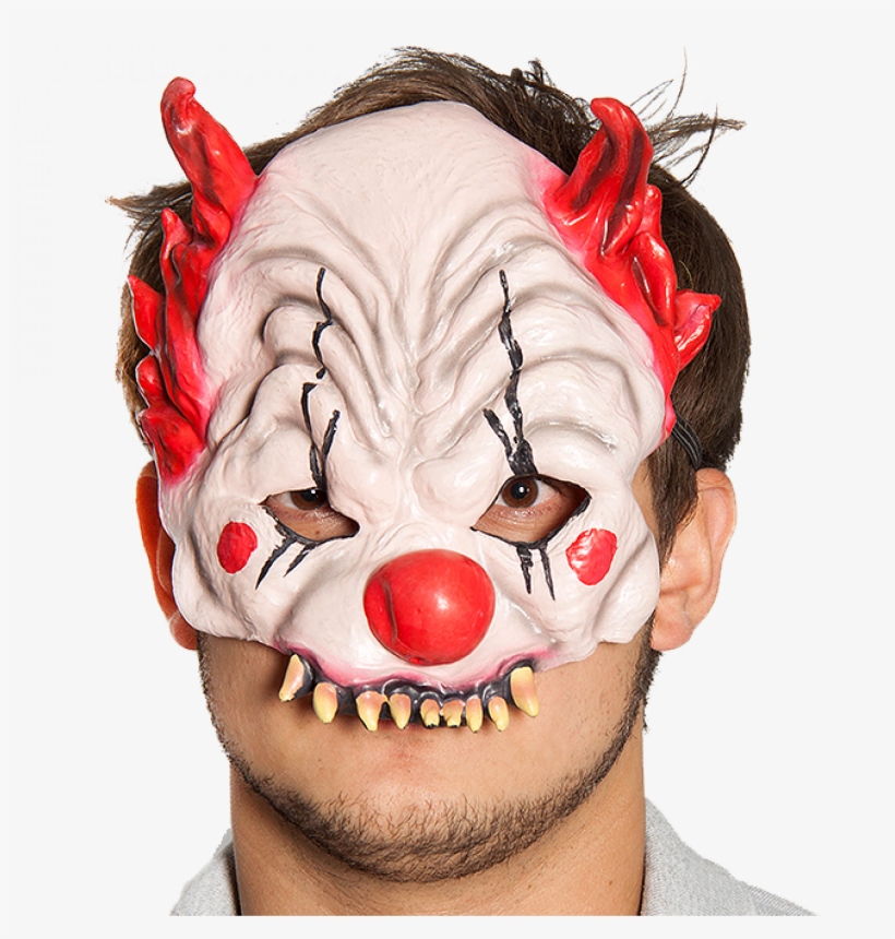 Evil Clown Mask - Clown, transparent png #7851560