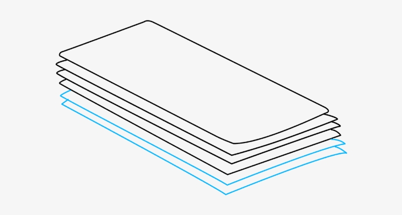 How To Draw Stack Of Money - Draw Stacks Of Money, transparent png #7851925