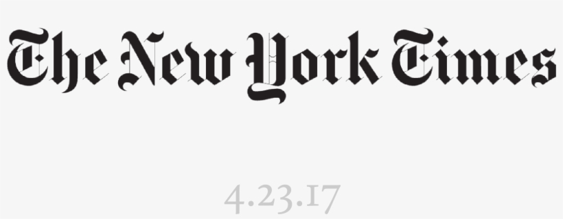 Nyt2-3 - New York Times Script, transparent png #7852086