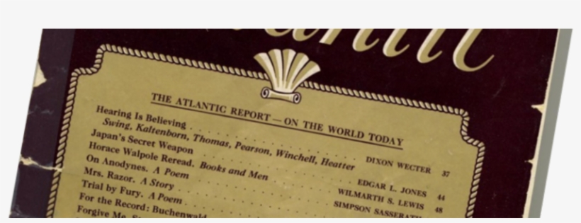 Is A 1945 Magazine Article Responsible For The Modern - Document, transparent png #7852156