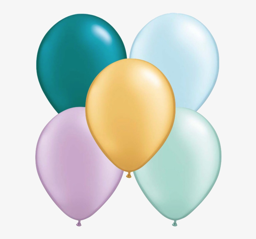 Mini Pearl Mermaid Mix Balloons - Balloon, transparent png #7853723