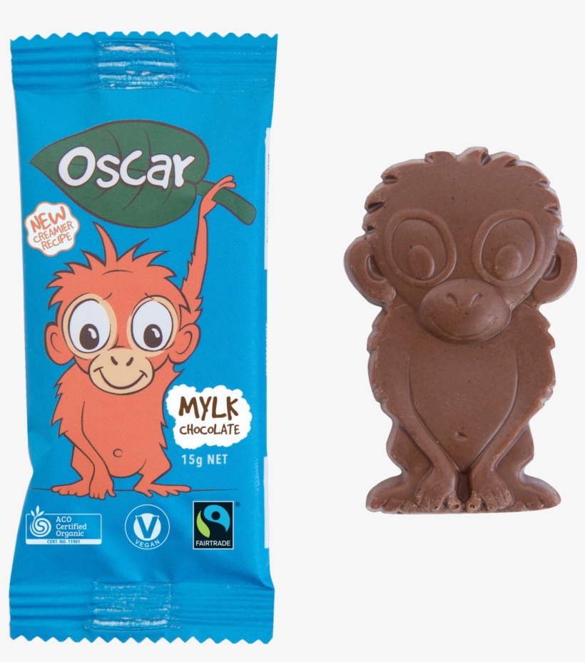 The Chocolate Yogi Oscar Orangutan Dairy Free Mylk - Fair Trade, transparent png #7853936